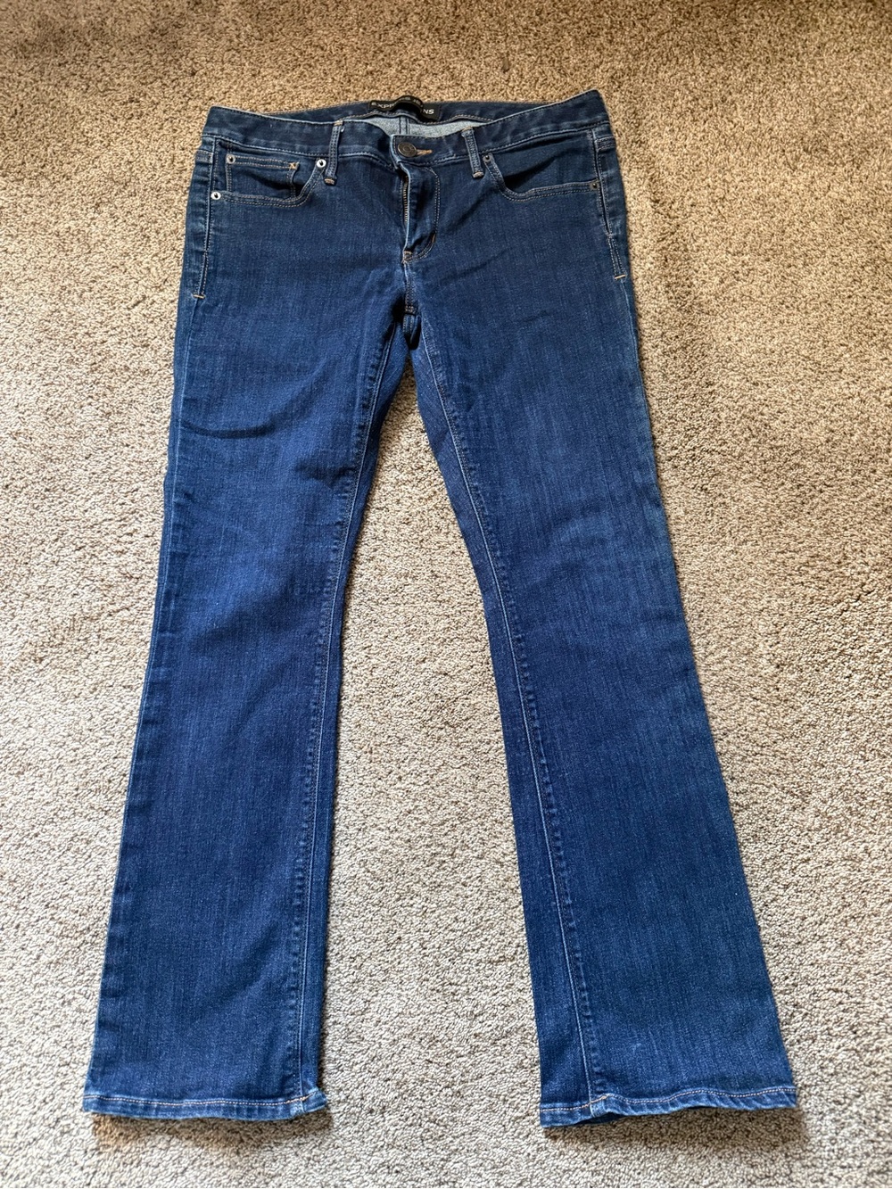 Women's  Express Dark Blue Bootcut Jeans